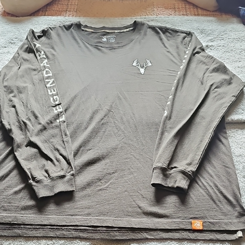 Legendary Whitetails Forest Green Long Sleeve Tee Relaxed Fit